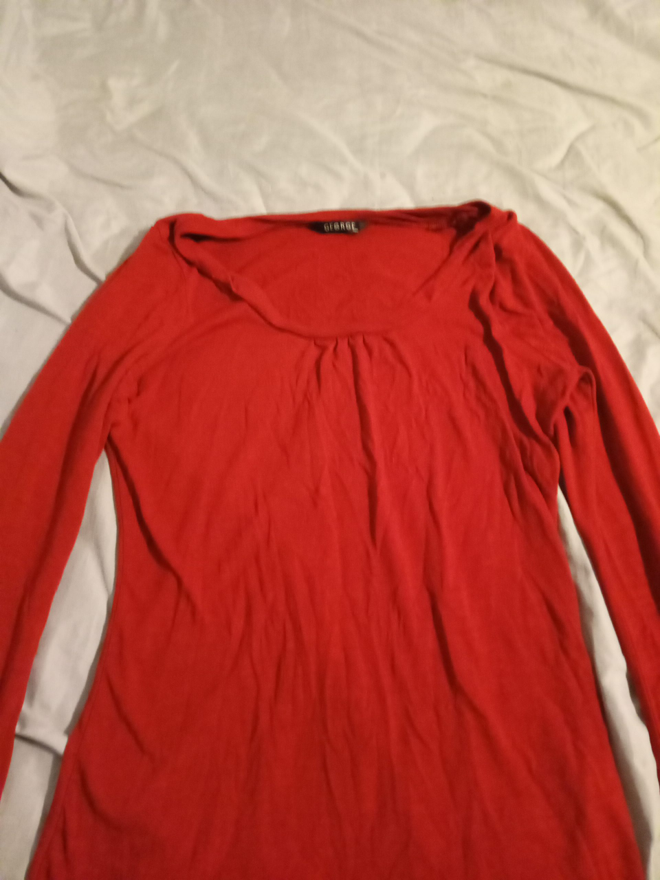 George Red Long Sleeve Top thumbnail