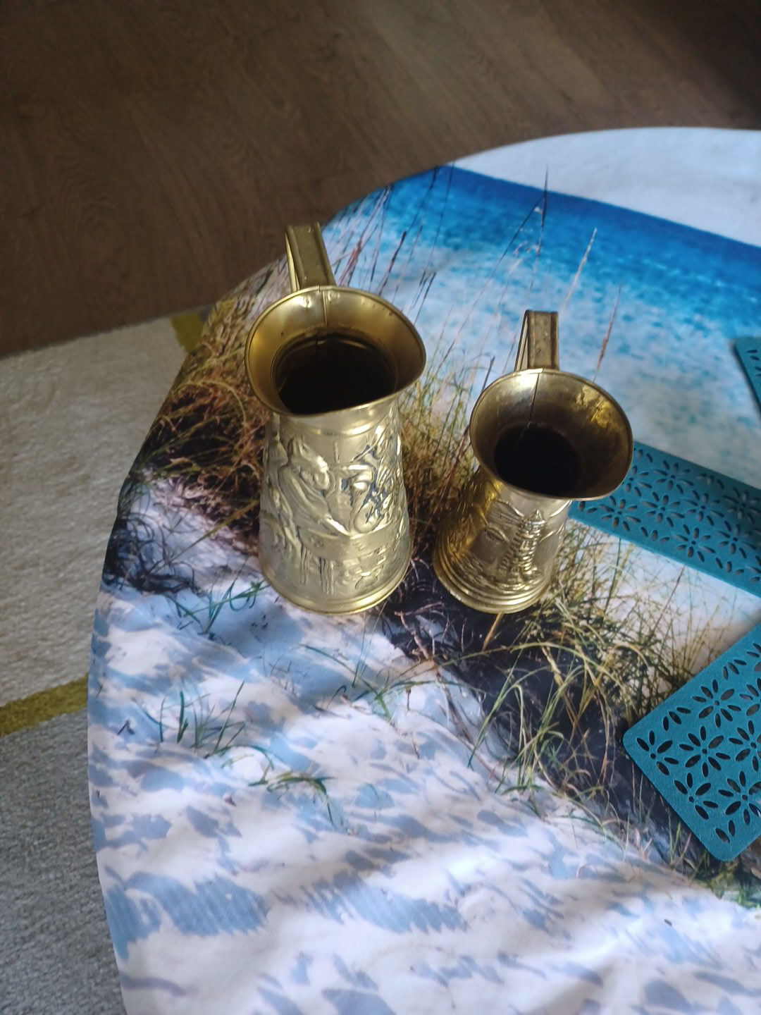 Vintage Brass Pitcher Set thumbnail