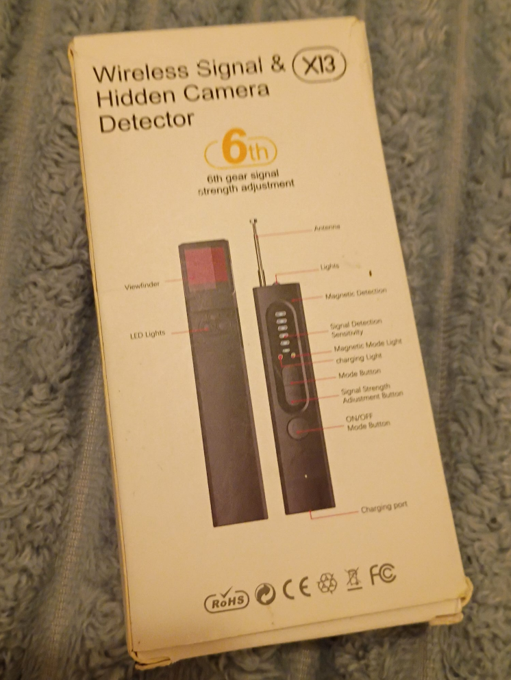 Wireless Signal & Hidden Camera Detector X13