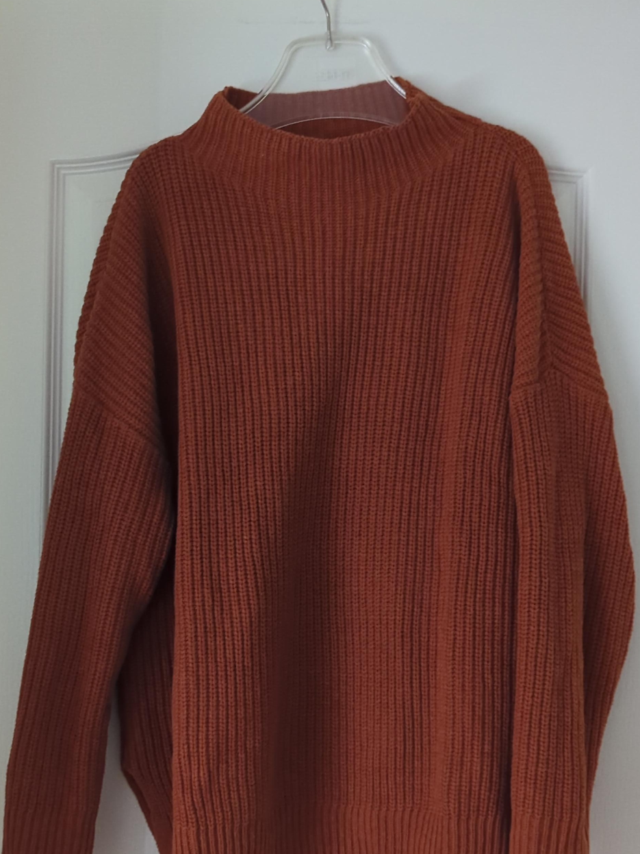 Rust-coloured Knit Sweater thumbnail