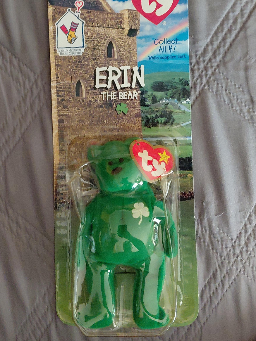 New TY Beanie Baby - Erin the Bear thumbnail