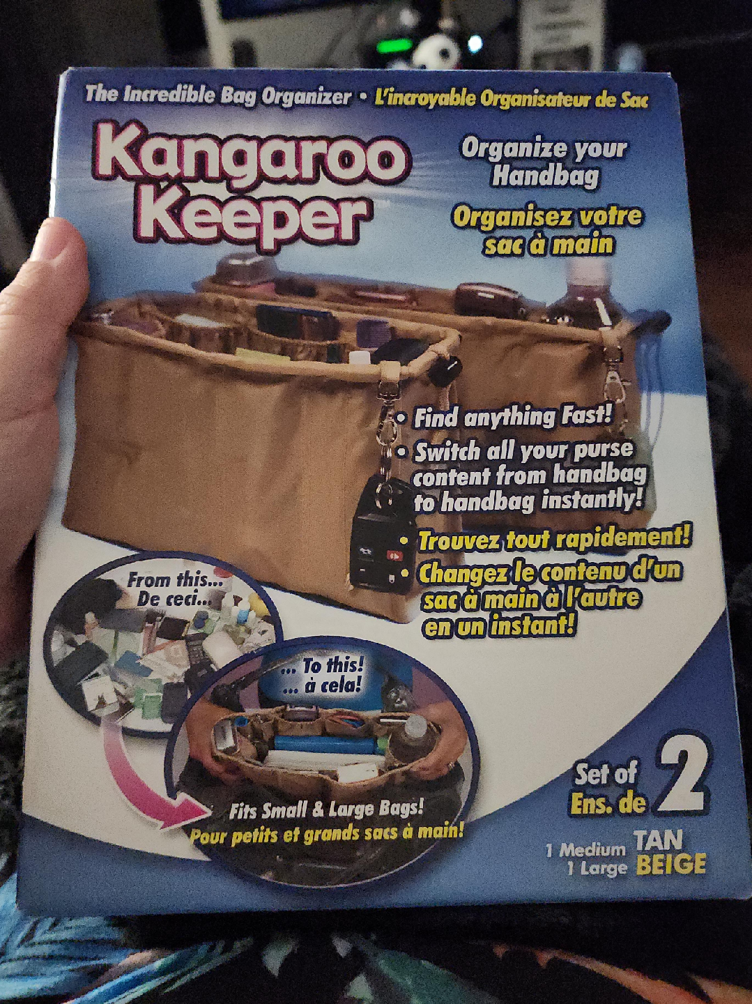 Kangaroo Keeper Bag Organizer - Set of 2 thumbnail