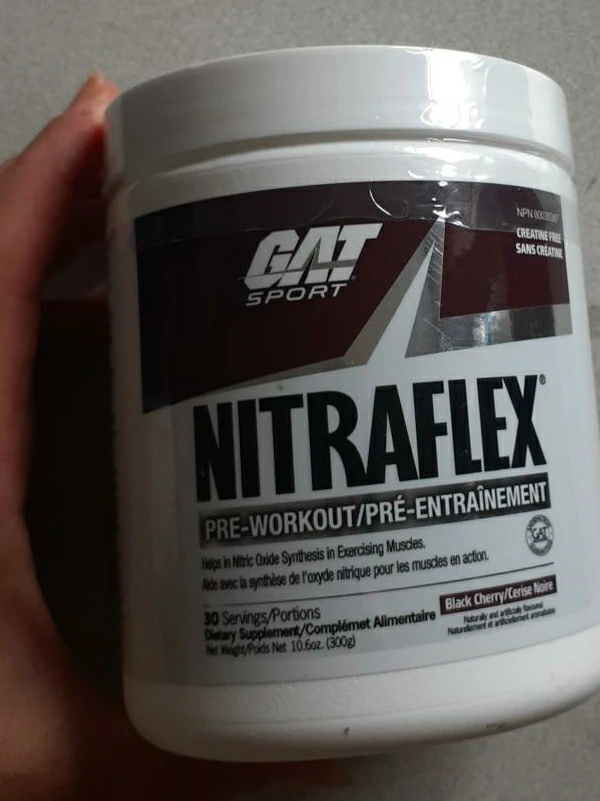 GAT Sport Nitraflex Pre-Workout - Black Cherry thumbnail