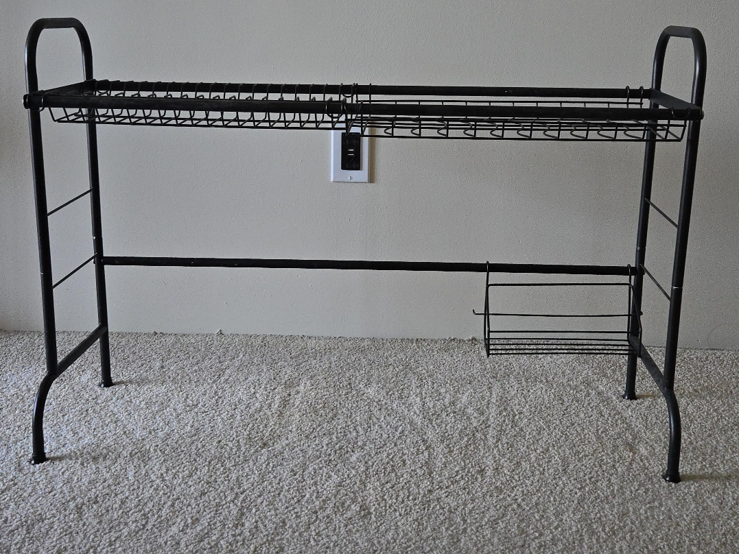 Over Sink Dish Drying Rack - Black