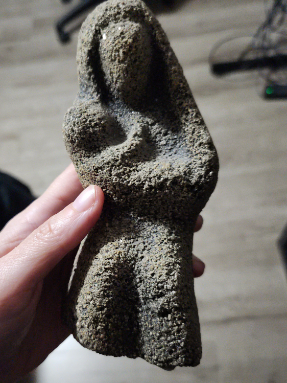 $25 stone figure