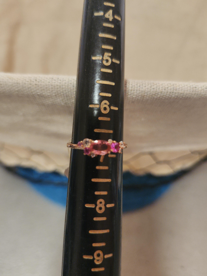 Charmed  Aroma Gold Ring, Size 7 Sterling Silver