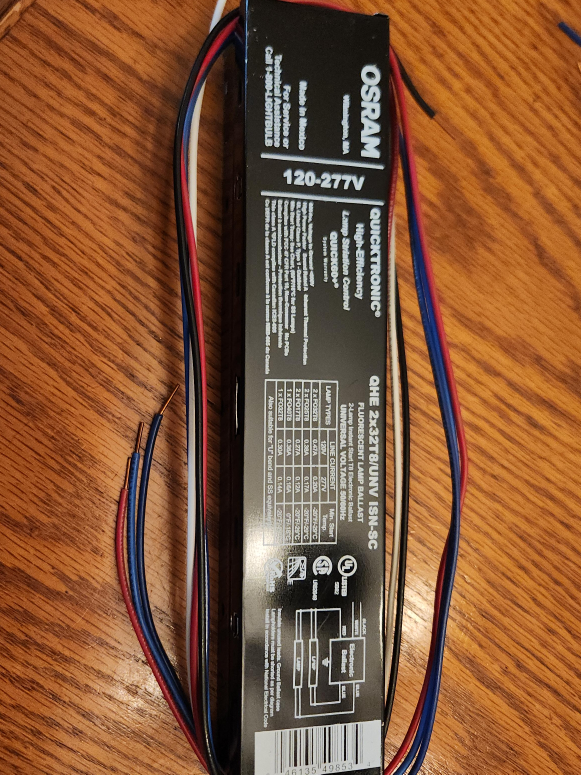 Osram Quicktronic QHE 2x32T8/UNV ISN-SC Ballast thumbnail