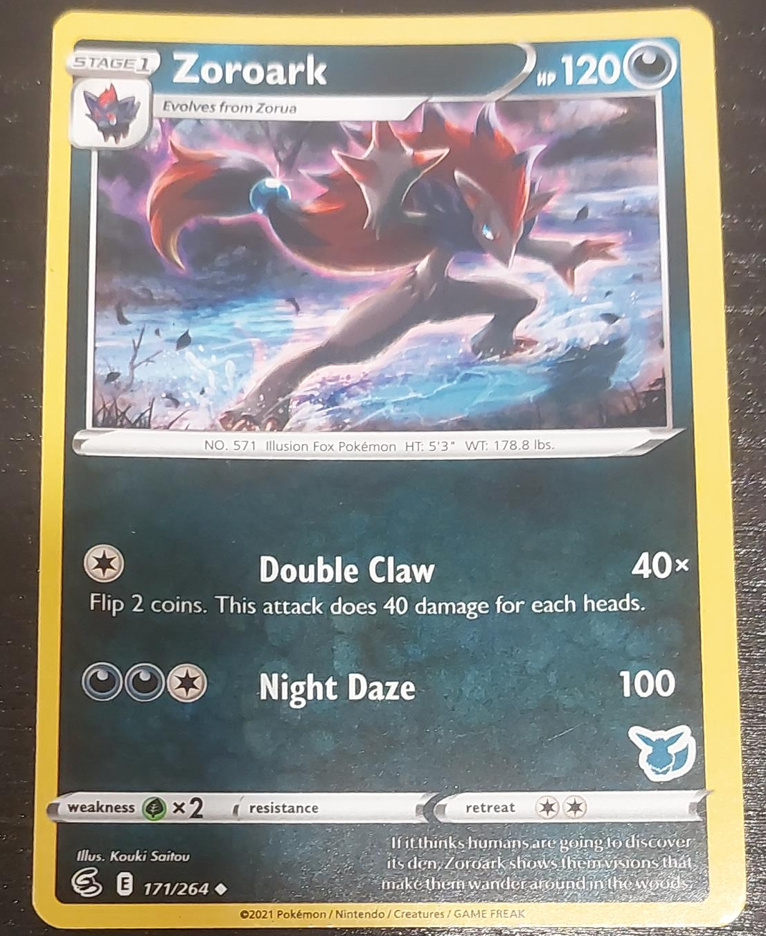 Zoroark Pokemon Card thumbnail