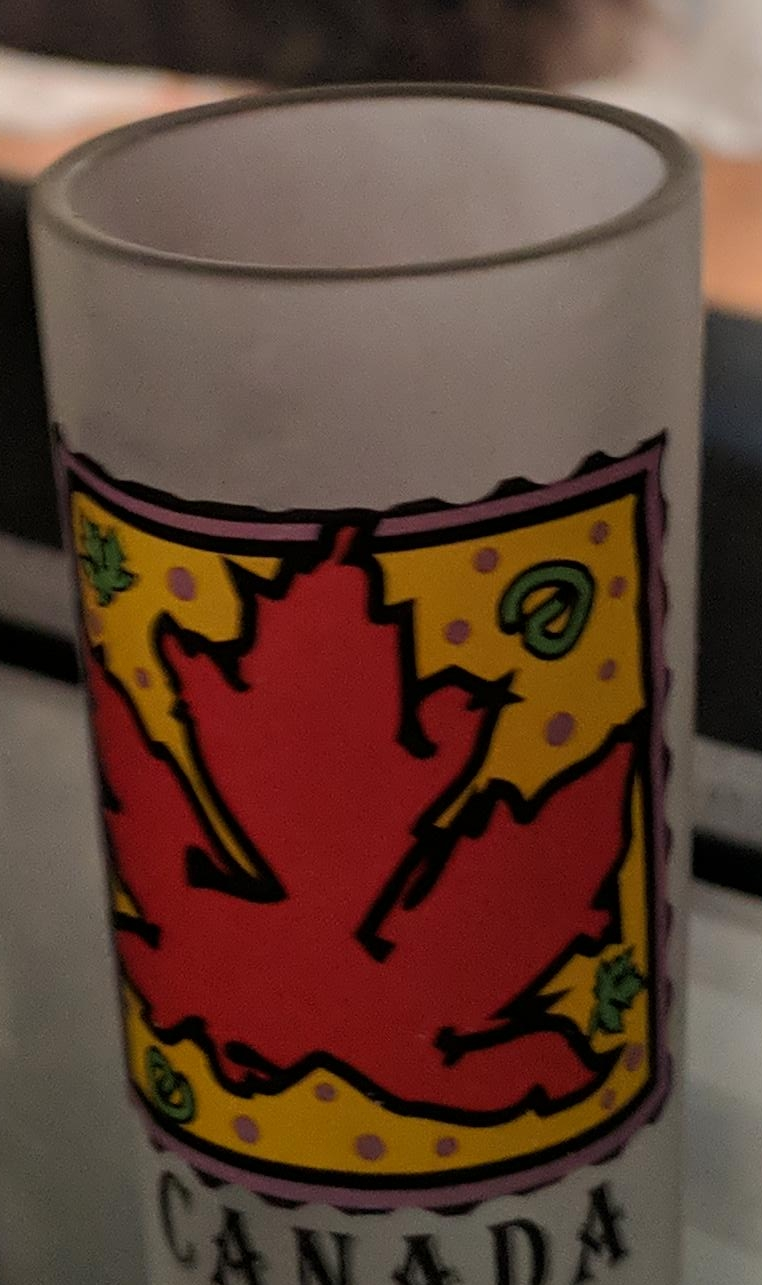 Canada Maple Leaf Shot Glass 🧡 thumbnail