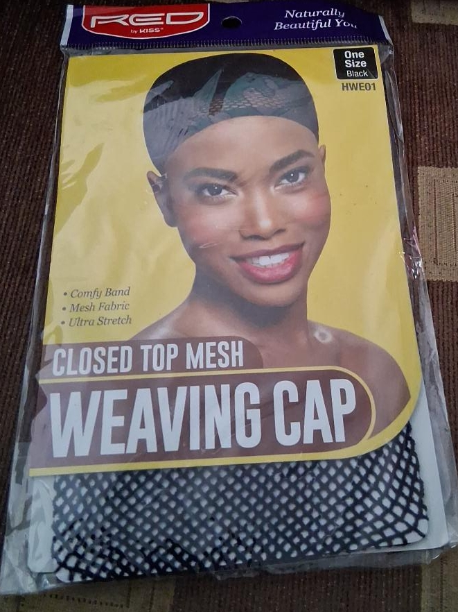RED by KISS Closed Top Mesh Weaving Cap - Black thumbnail
