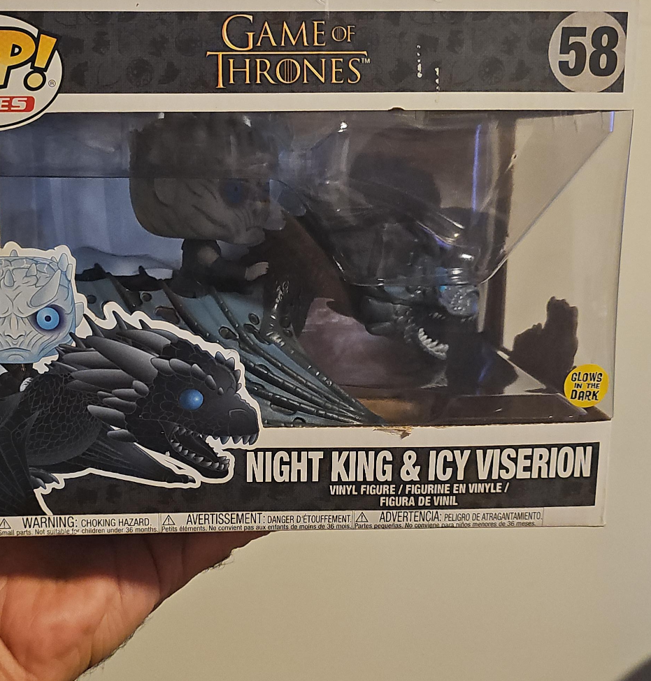 Funko Pop! Rides Game of Thrones Night King & Icy Viserion #58 thumbnail