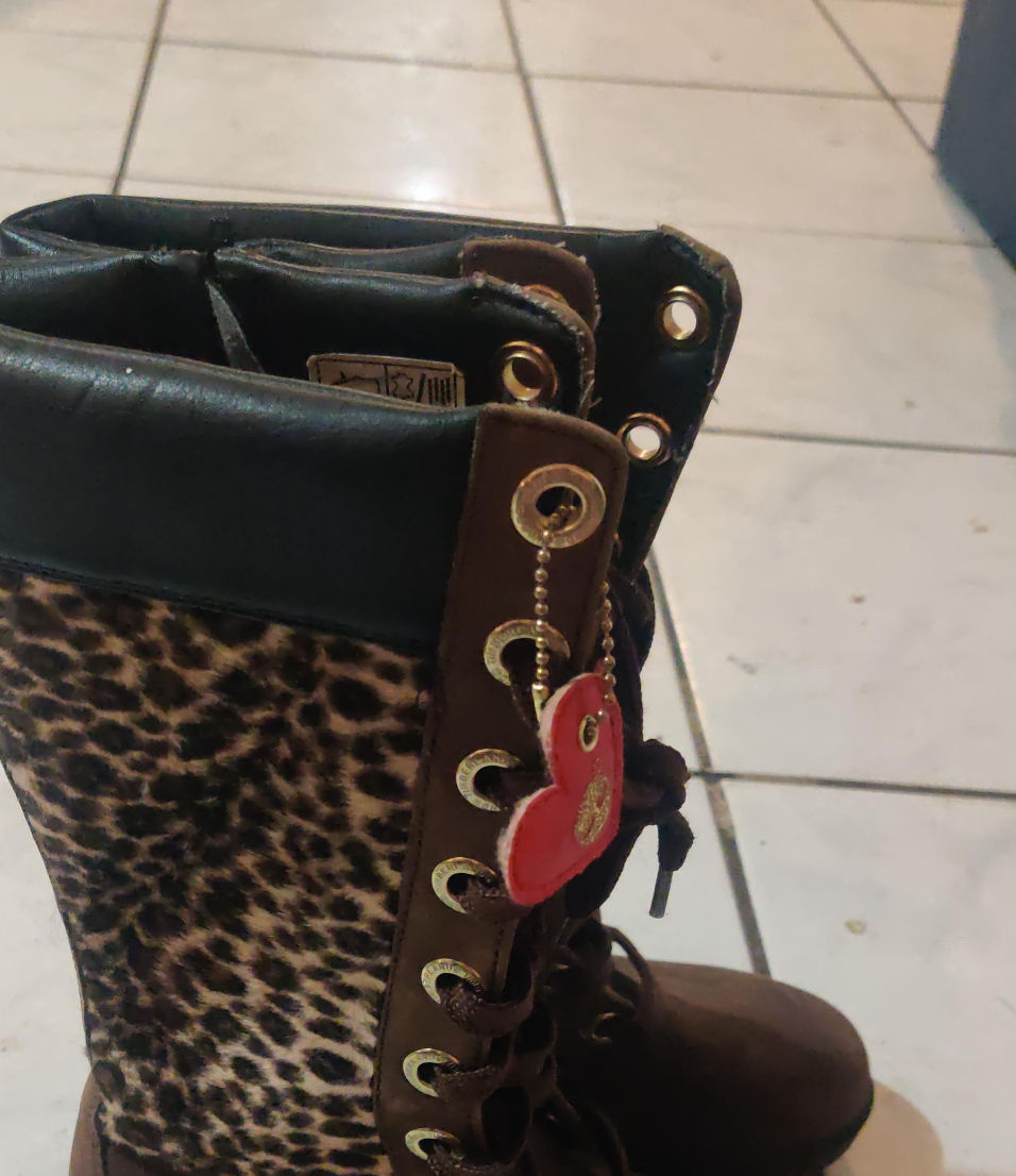 Timberland Leopard Print Boots thumbnail