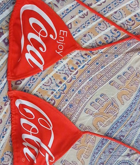Coca-Cola Bikini Top - Red 🧡 thumbnail