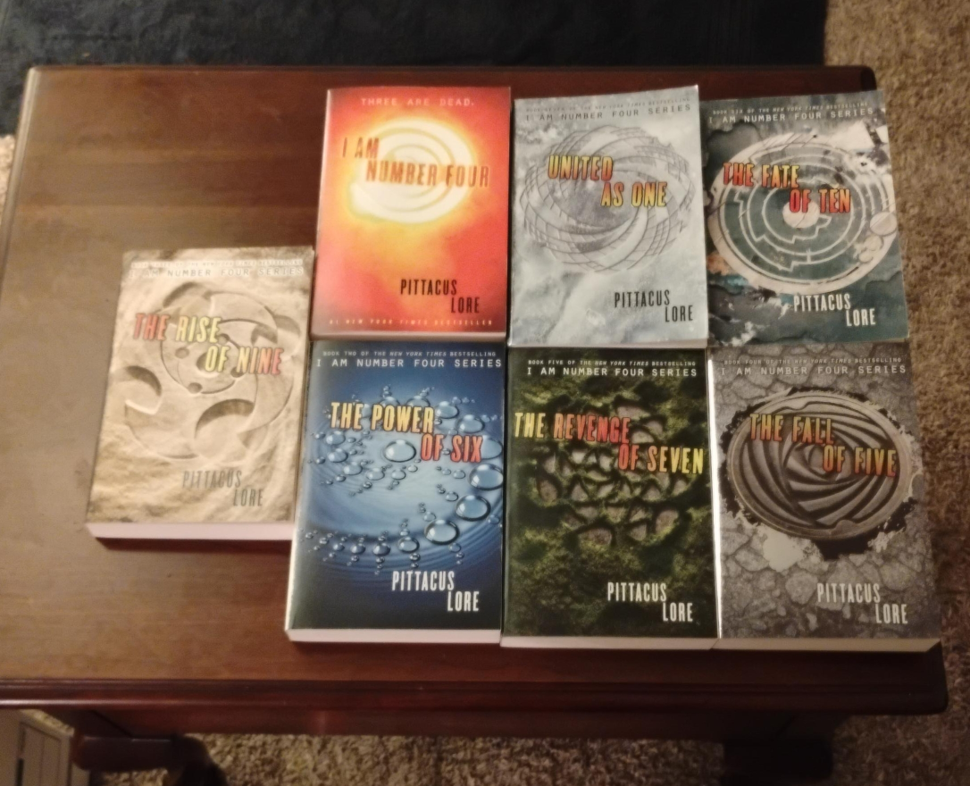 I Am Number Four Series Books by Pittacus Lore thumbnail