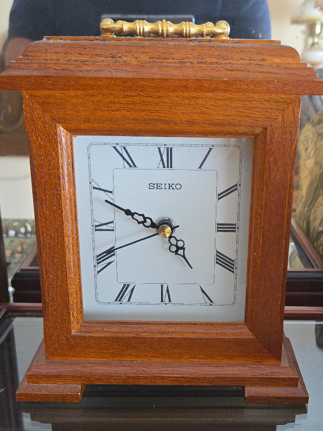 Seiko Wooden Mantel Clock thumbnail
