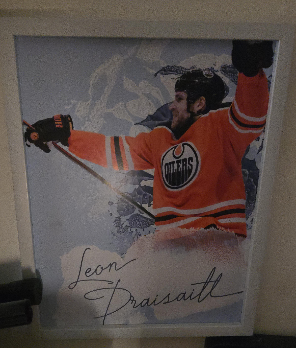 Leon Draisaitl Edmonton Oilers Framed Picture thumbnail