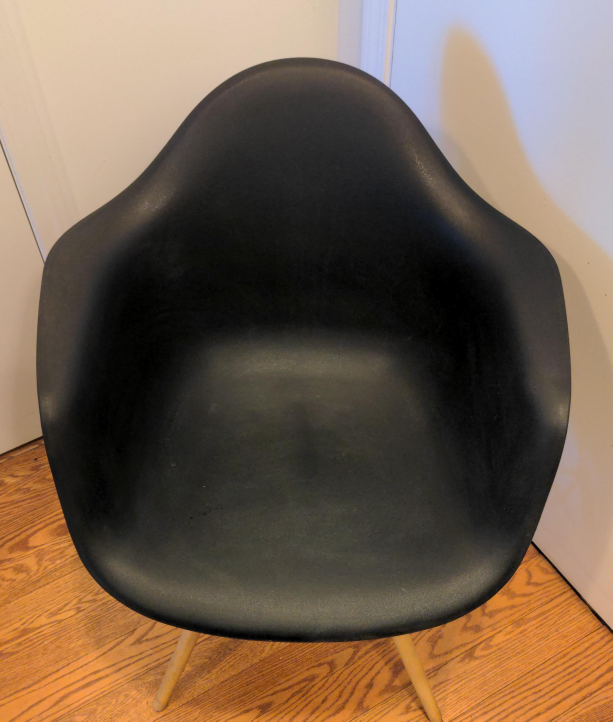 Eames Style Black Shell Chair thumbnail