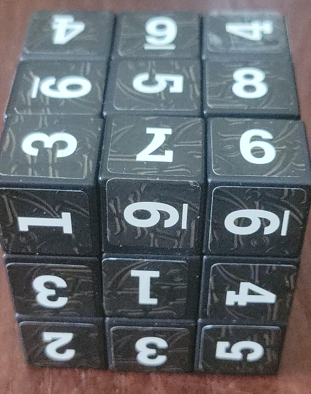 Sudoku Number Cube Puzzle thumbnail