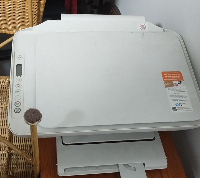 HP Printer - White image indicator(1)