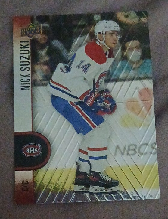 Nick Suzuki Upper Deck Hockey Card thumbnail