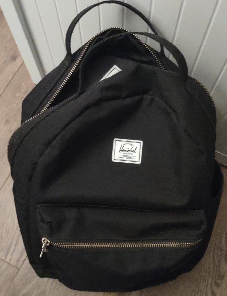 Herschel Black Backpack thumbnail