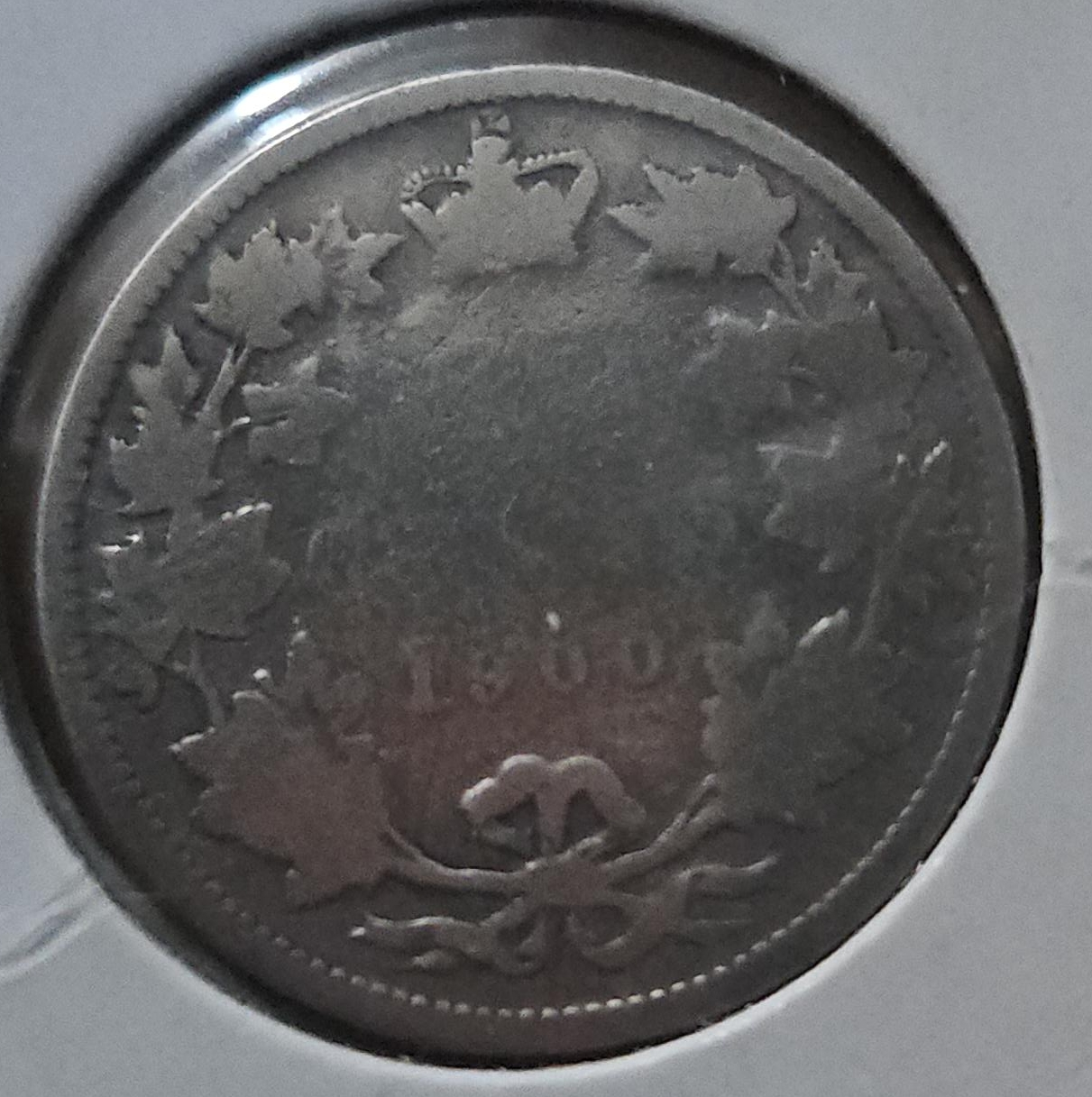 1900 Canadian Silver quarter Coin thumbnail