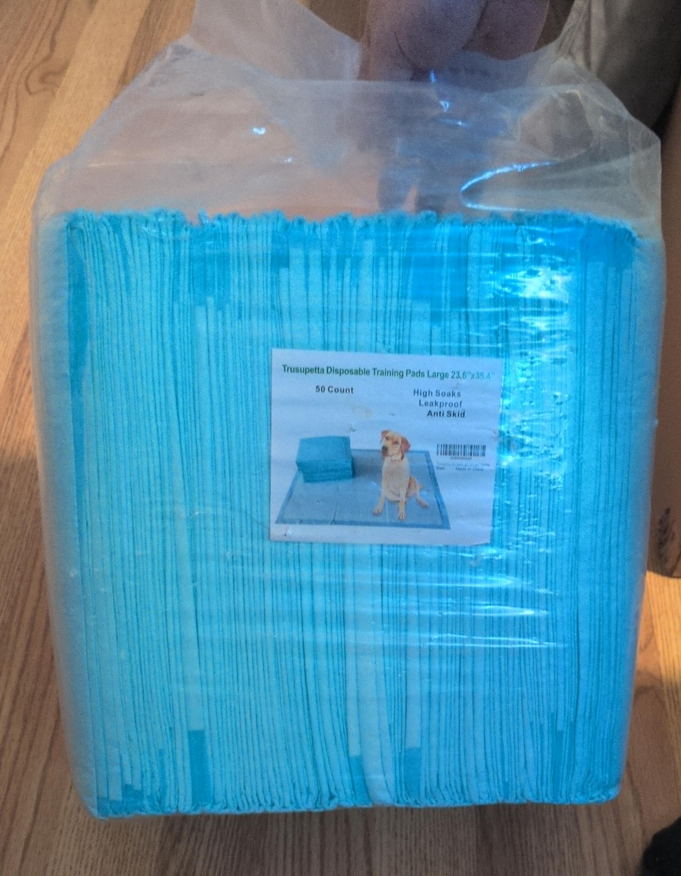 Trusupetta Disposable Training Pads, Large 50 Count