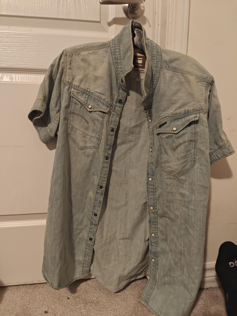 G-Star Raw Denim Shirt, Size L