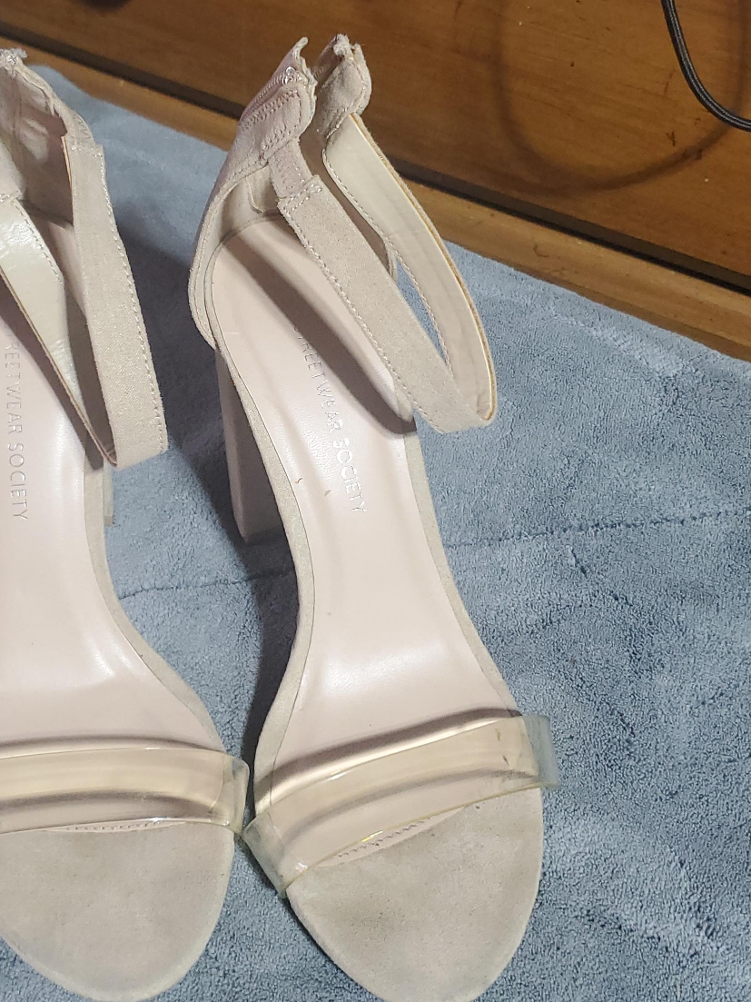 Streetwear Society Beige Heels thumbnail