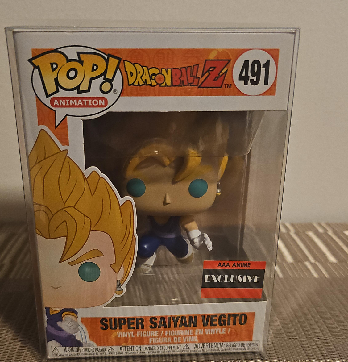 Funko Pop! Dragon Ball Z Super Saiyan Vegito #491 thumbnail