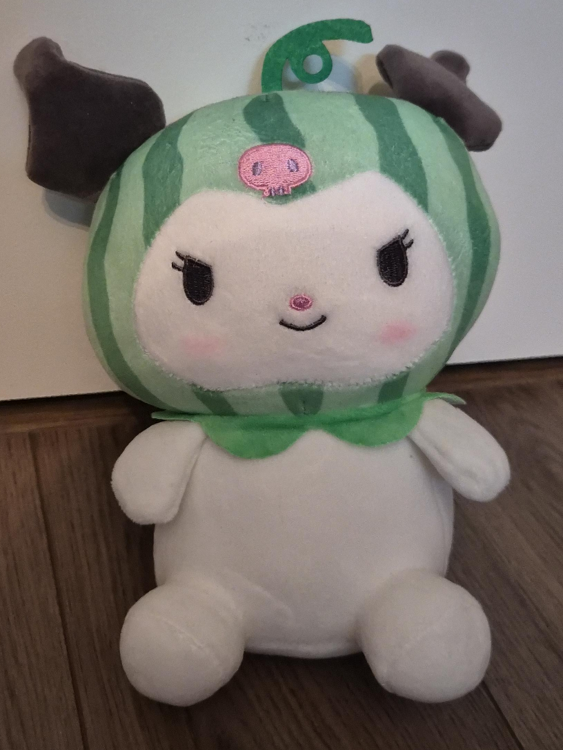 Kuromi Watermelon Plush thumbnail