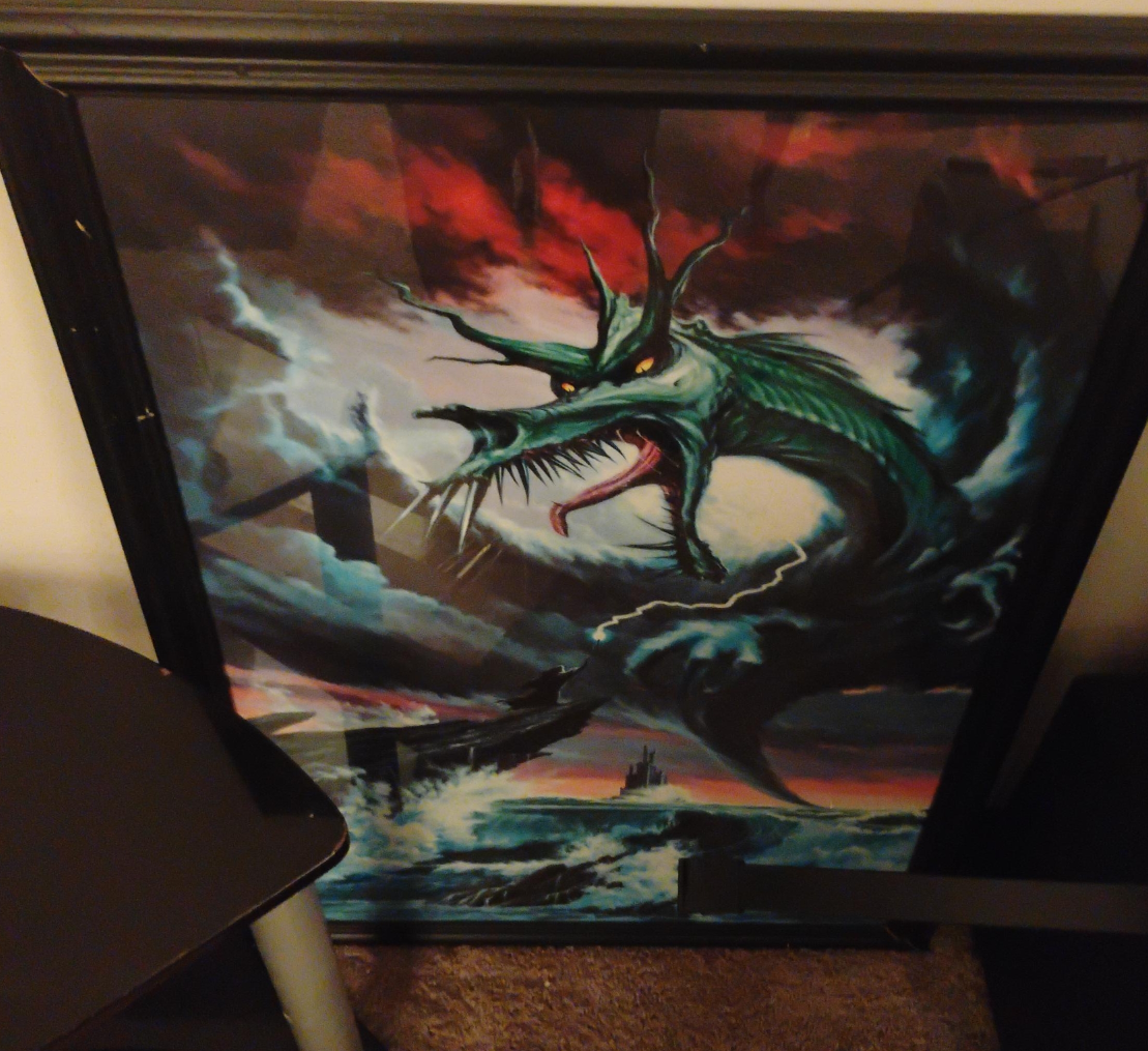 Framed Dragon Art Print thumbnail