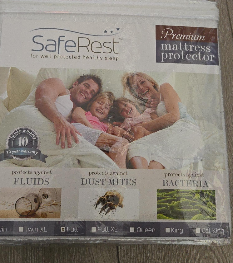 SafeRest Premium Full Mattress Protector - New thumbnail
