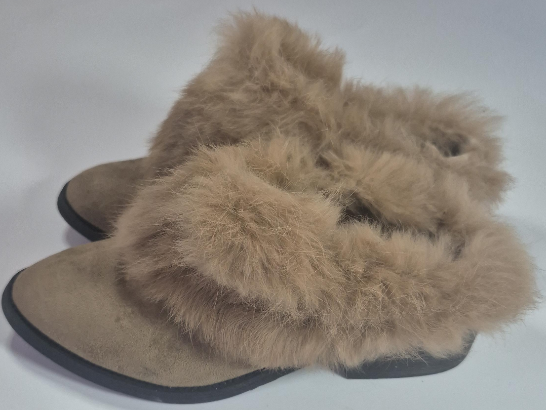 Fur Lined Ankle Boots - Size 36 thumbnail