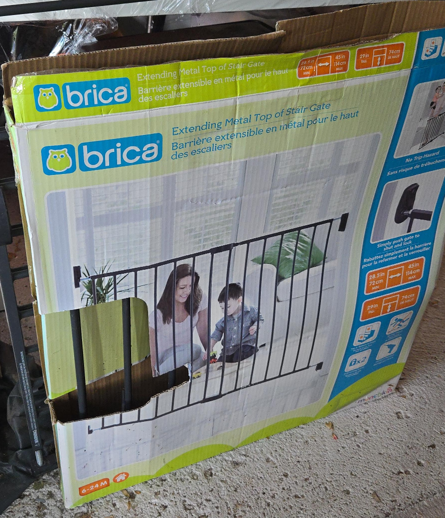 Brica Extending Metal Top of Stair Gate thumbnail