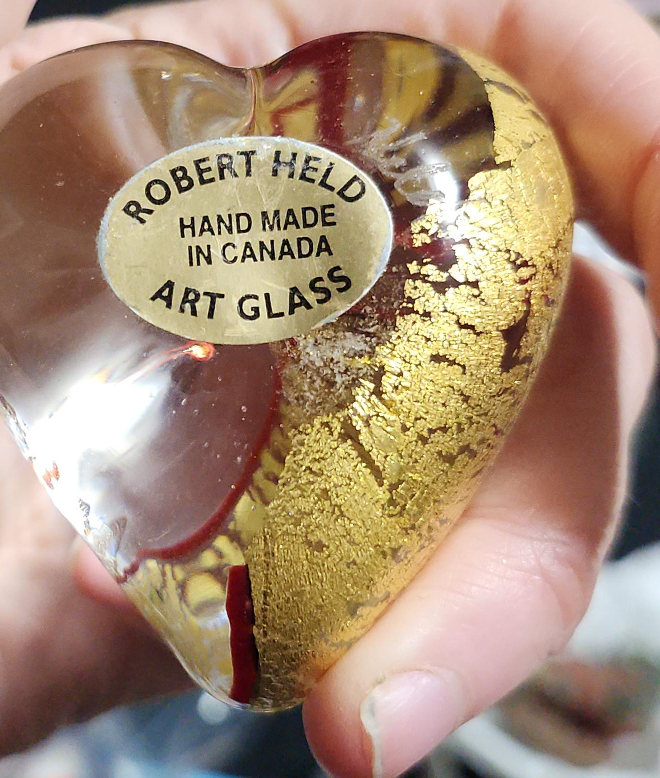 $25 robert held paperweight