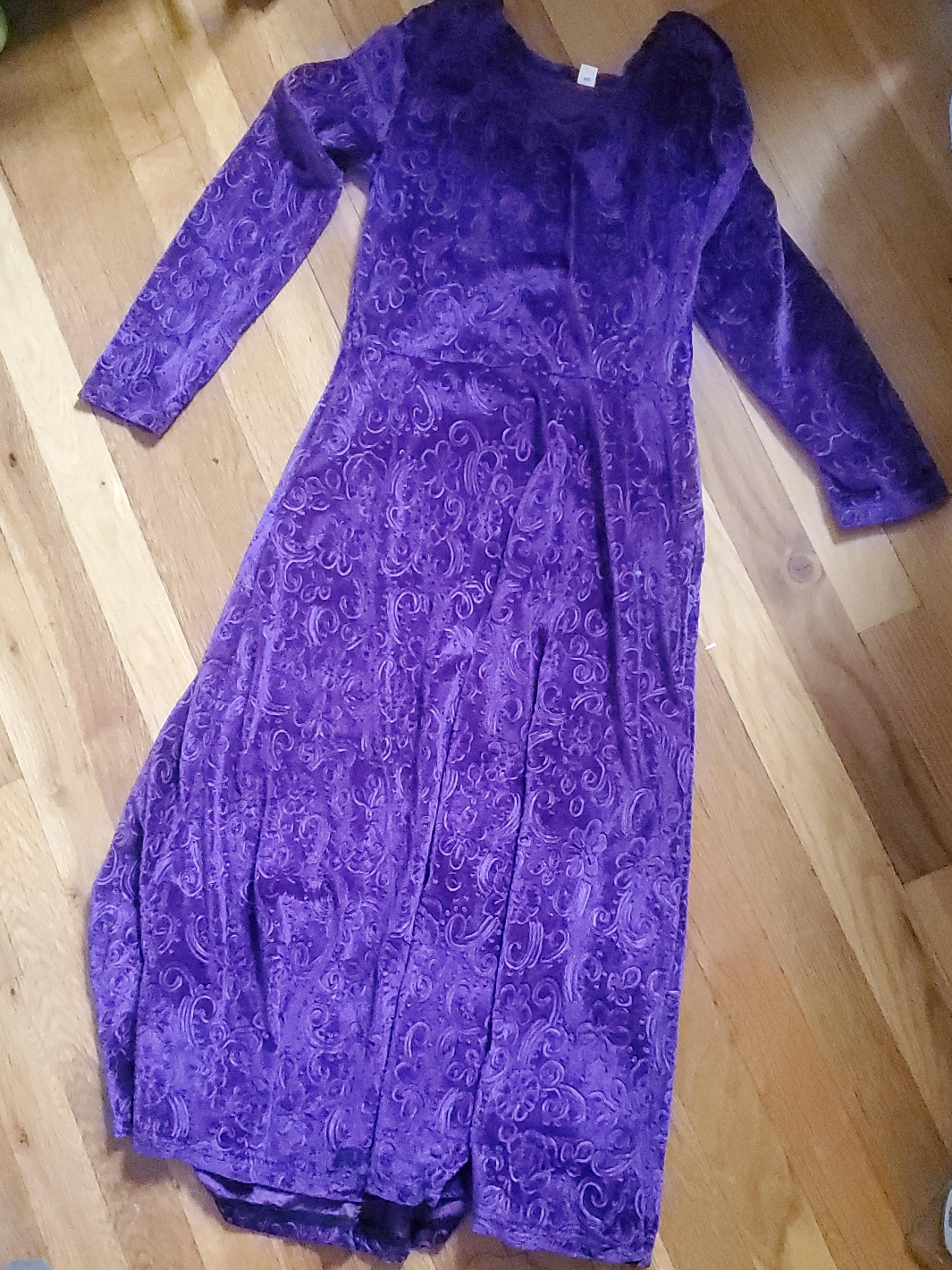 Purple Velvet Dress thumbnail