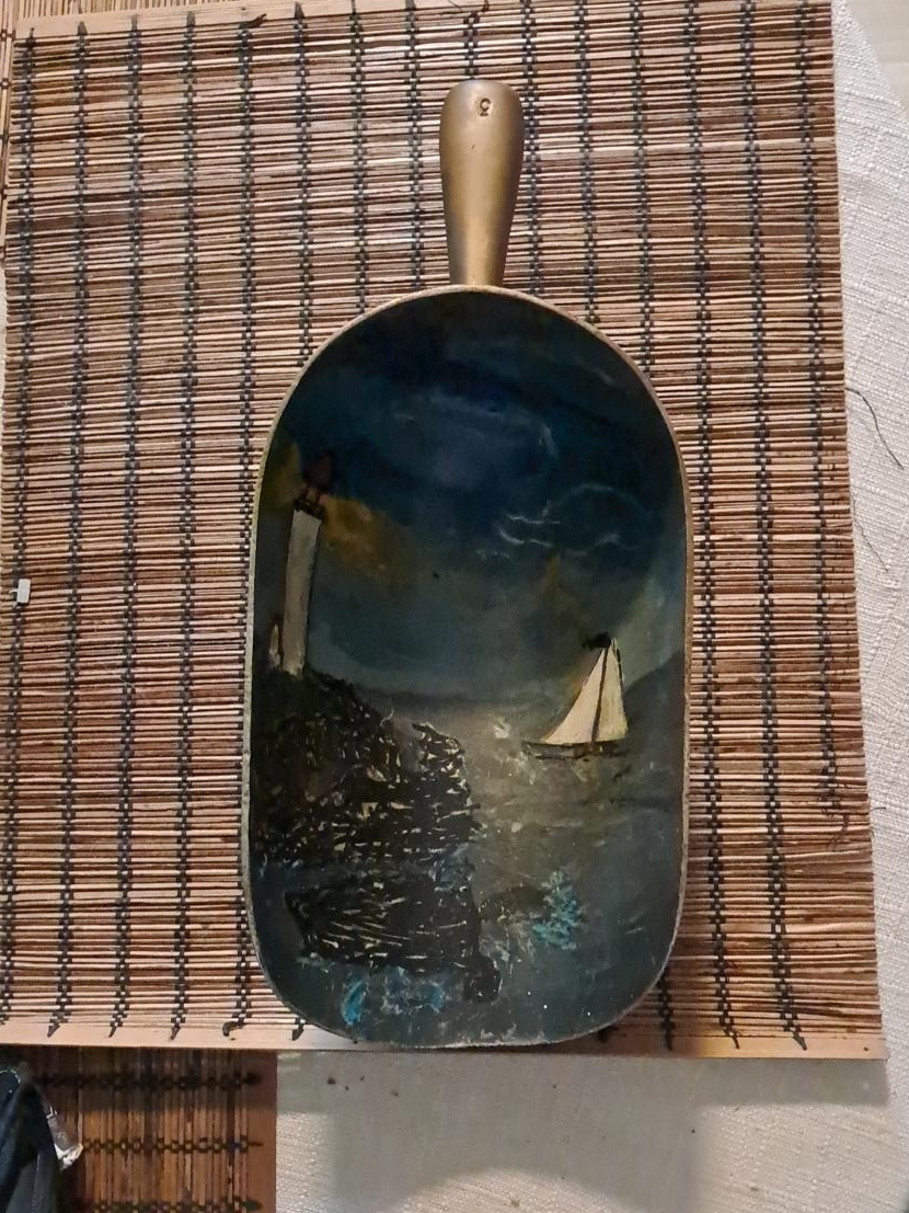Hand-Painted Decorative Scoop thumbnail