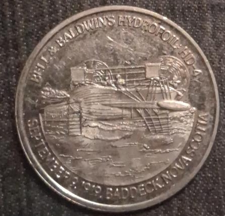 Bell & Baldwin's Hydrofoil HD-4 Commemorative Medal