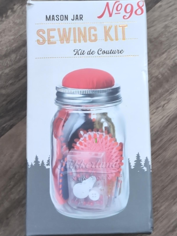 Kikkerland Mason Jar Sewing Kit - New thumbnail
