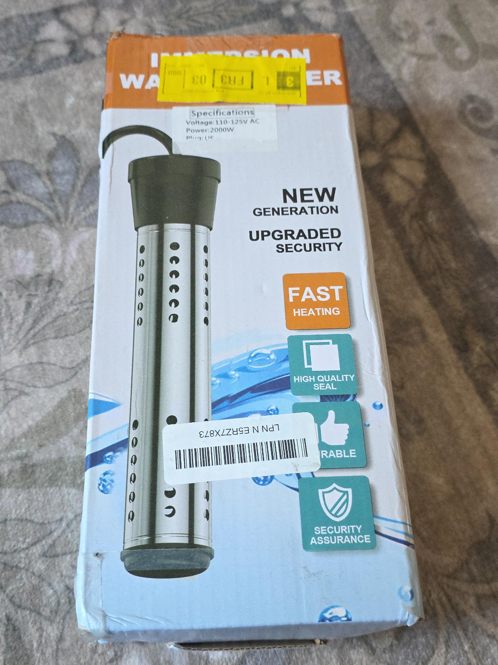 Immersion Water Heater - New in Box thumbnail