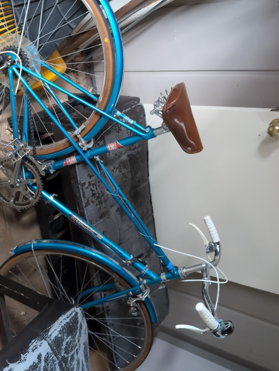 Vintage Blue Road Bicycle