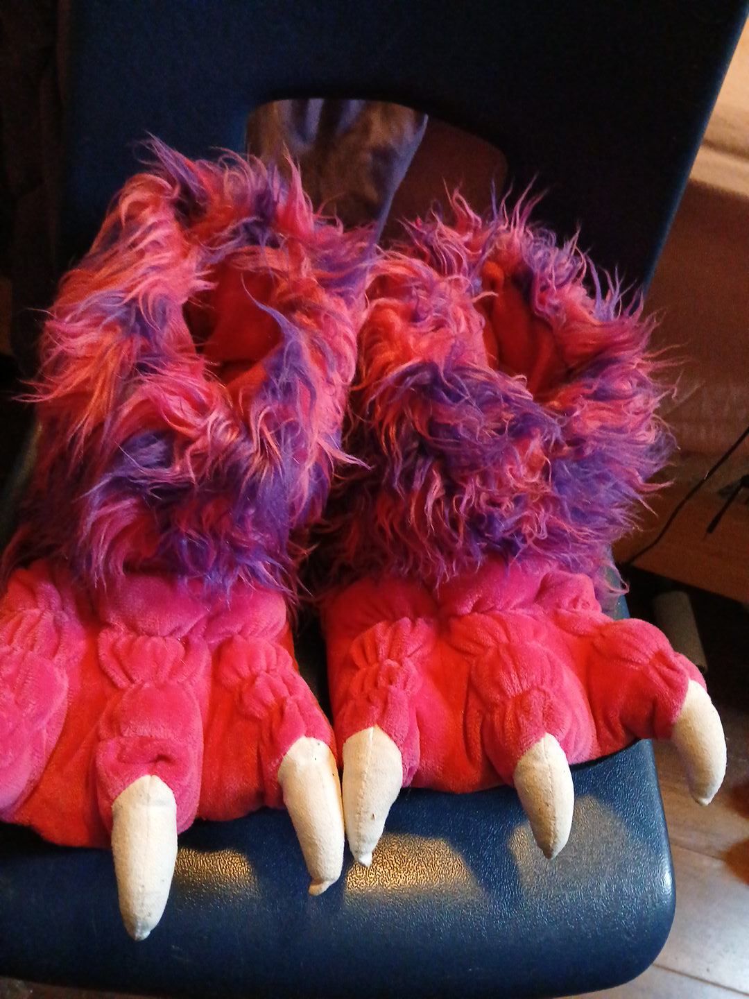 Monster Claw Slippers - Fun & Fuzzy! thumbnail