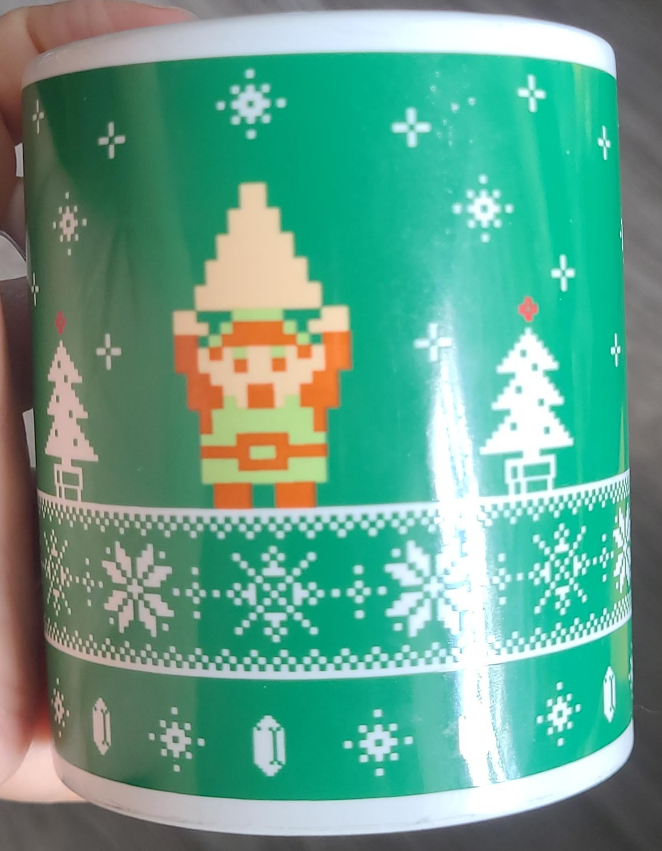 GameStop Nintendo Elf Christmas Mug image indicator(1)