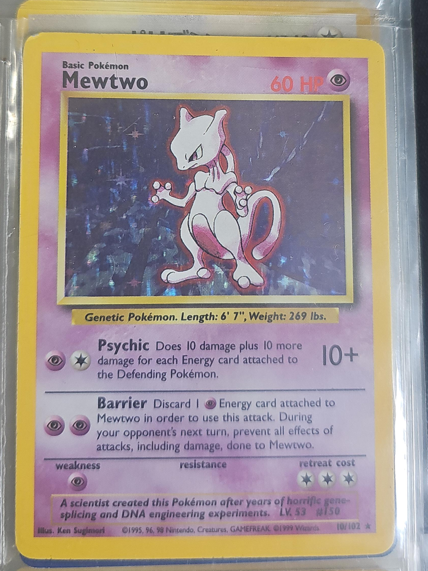 Mewtwo Basic Pokémon Card thumbnail