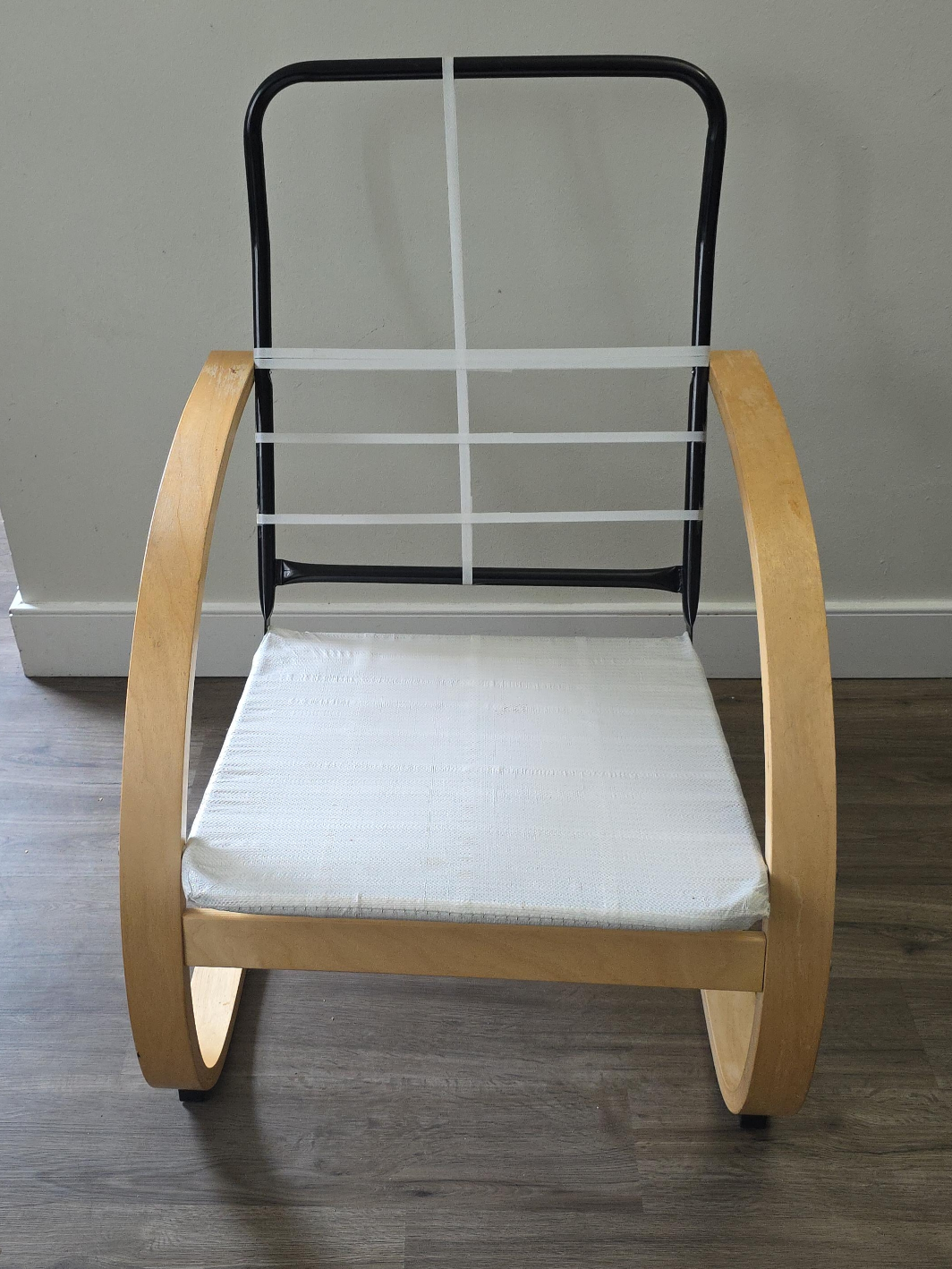 Rocking Chair with Wooden Frame thumbnail