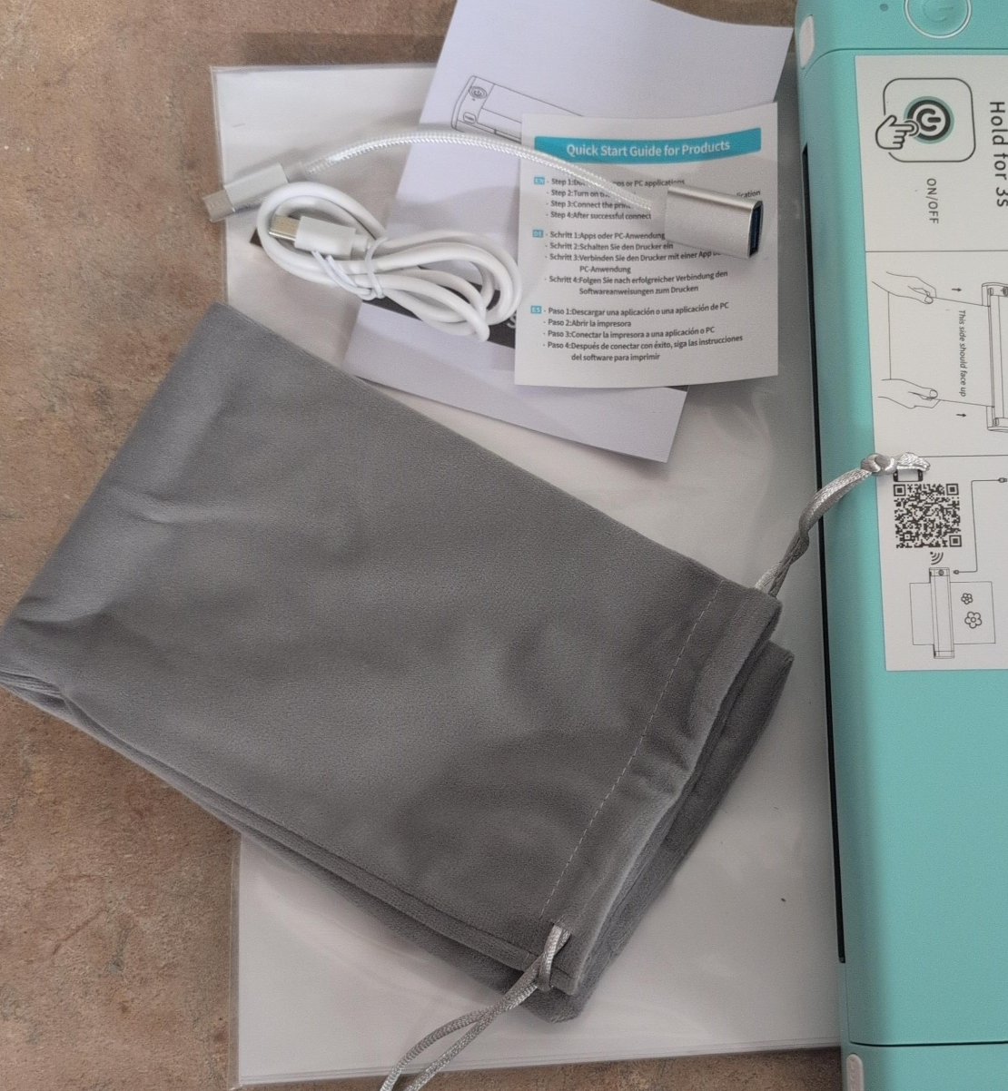 Phomemo M08F Portable Thermal Printer - New in Box! 🥕 thumbnail