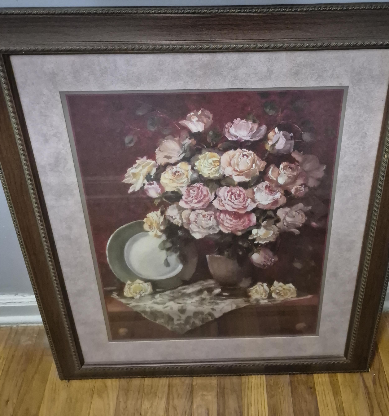 Framed Floral Still Life Print thumbnail