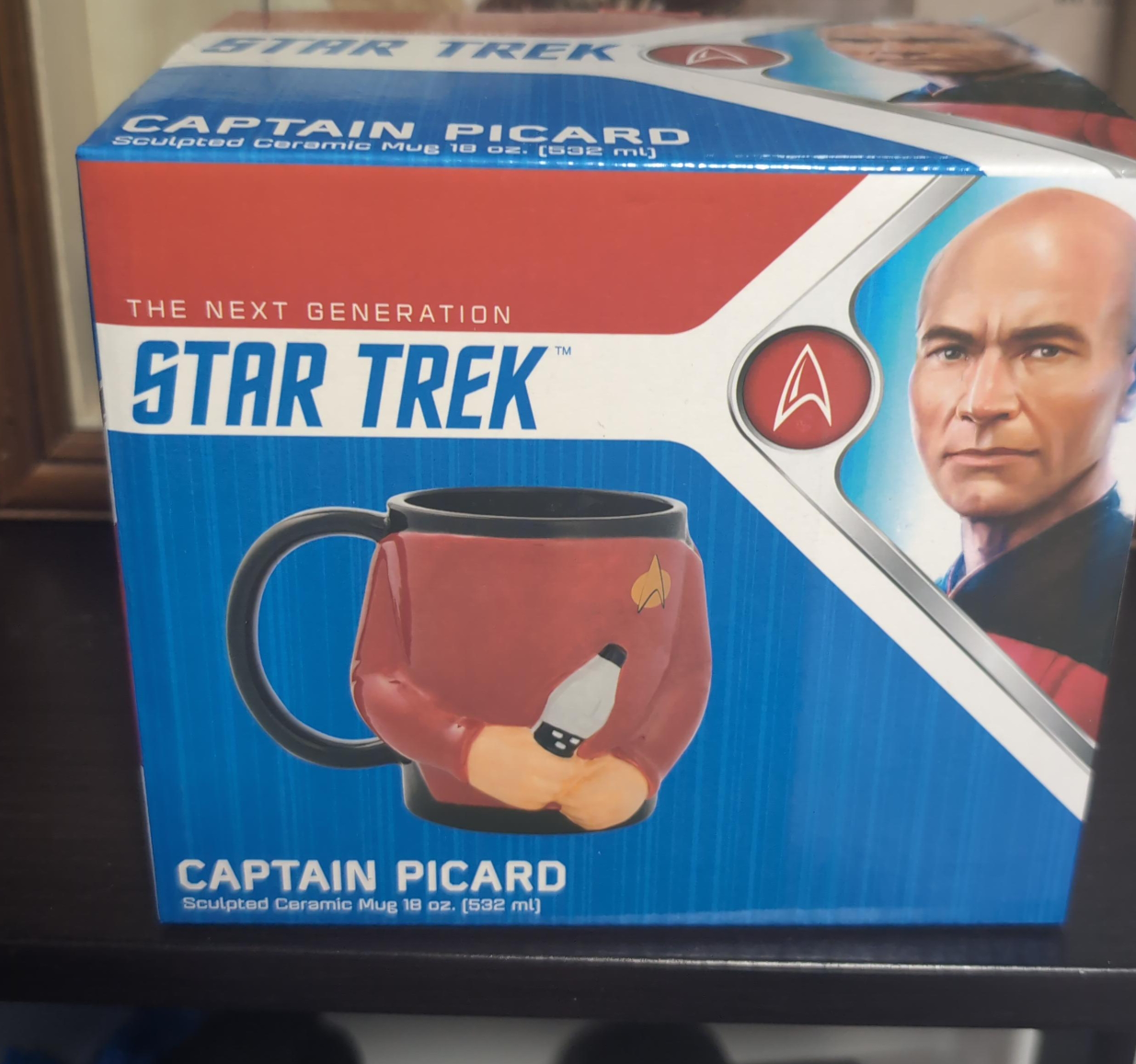 Star Trek Captain Picard Sculpted Mug thumbnail