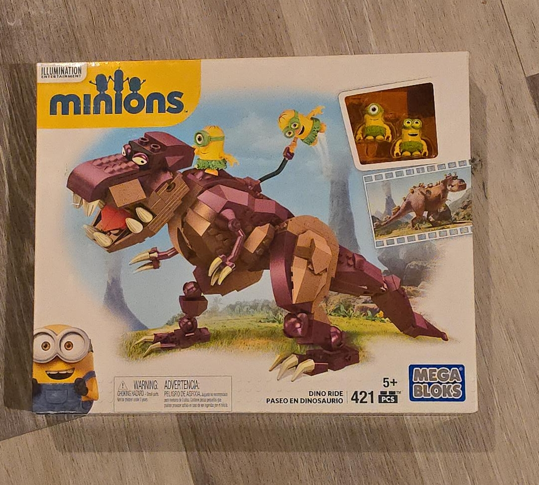 Mega Bloks Minions Dino Ride Set - 421 Pieces thumbnail